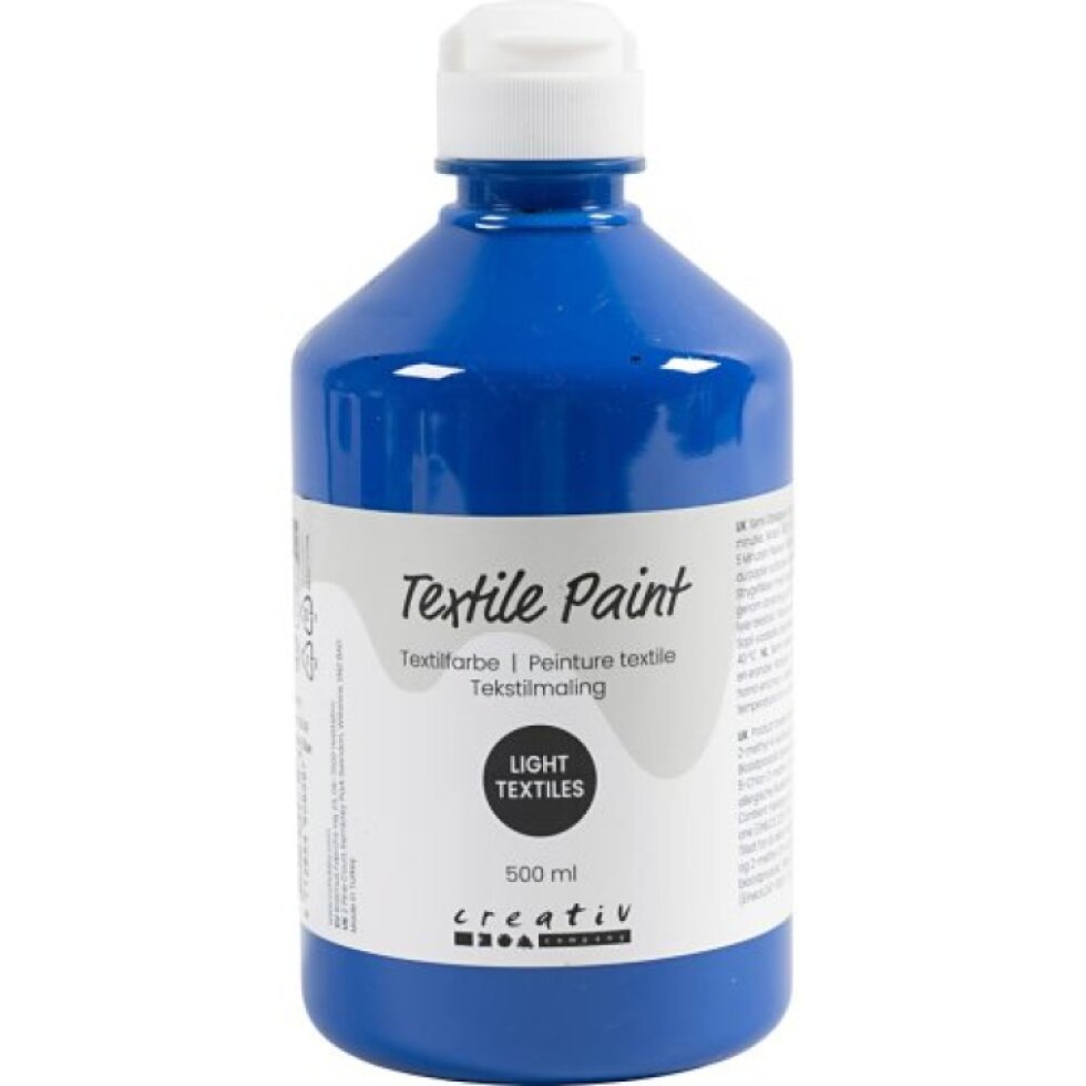 Barva na textil CREATIV 500 ml PRIMÁRNÍ MODRÁ