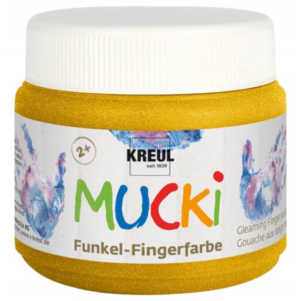 Prstová barva MUCKI 150 ml ZLATÝ POKLAD