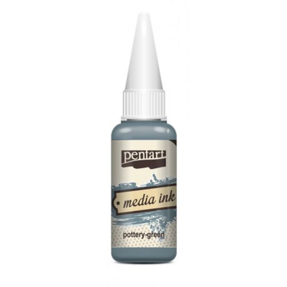 Alkoholový inkoust MEDIA INK PENTART 20 ml HRNČÍŘSKÁ ZELENÁ