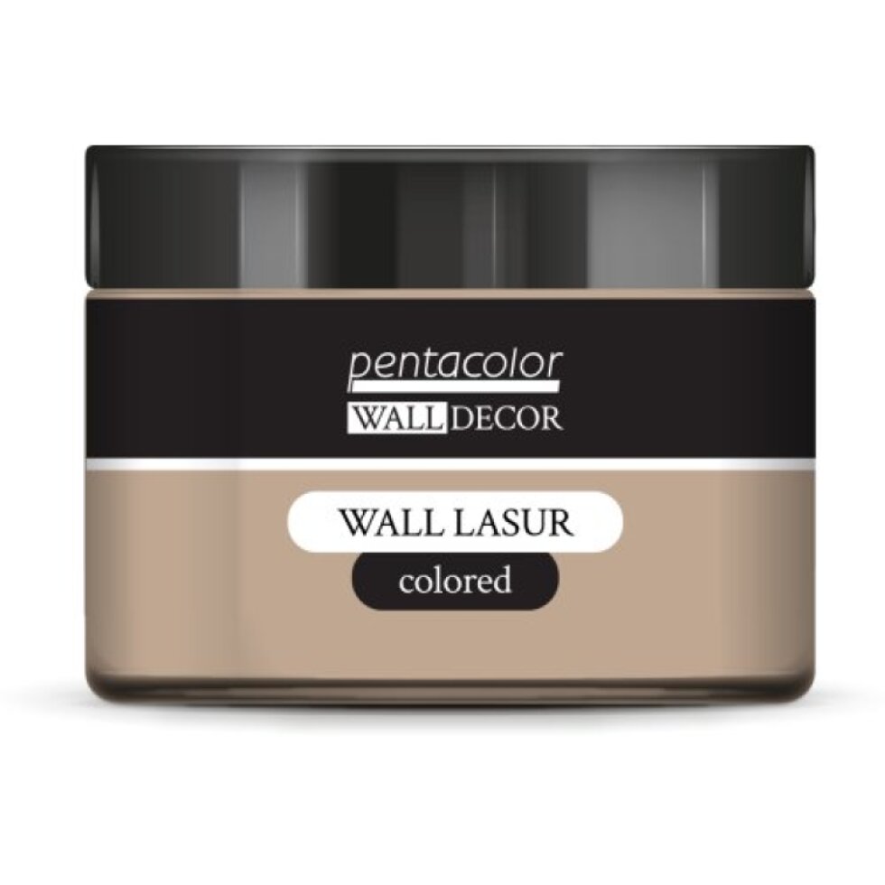 Lazurovací barva na zeď barevná WALL DECOR 150 ml BÉŽOVÁ