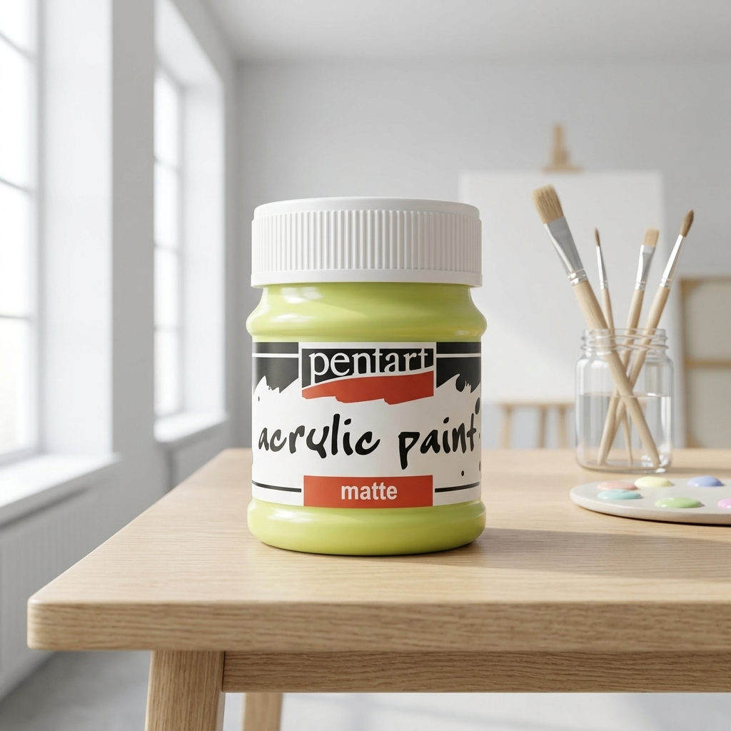Akrylová barva matná PENTART 50 ml LIMETKOVÁ