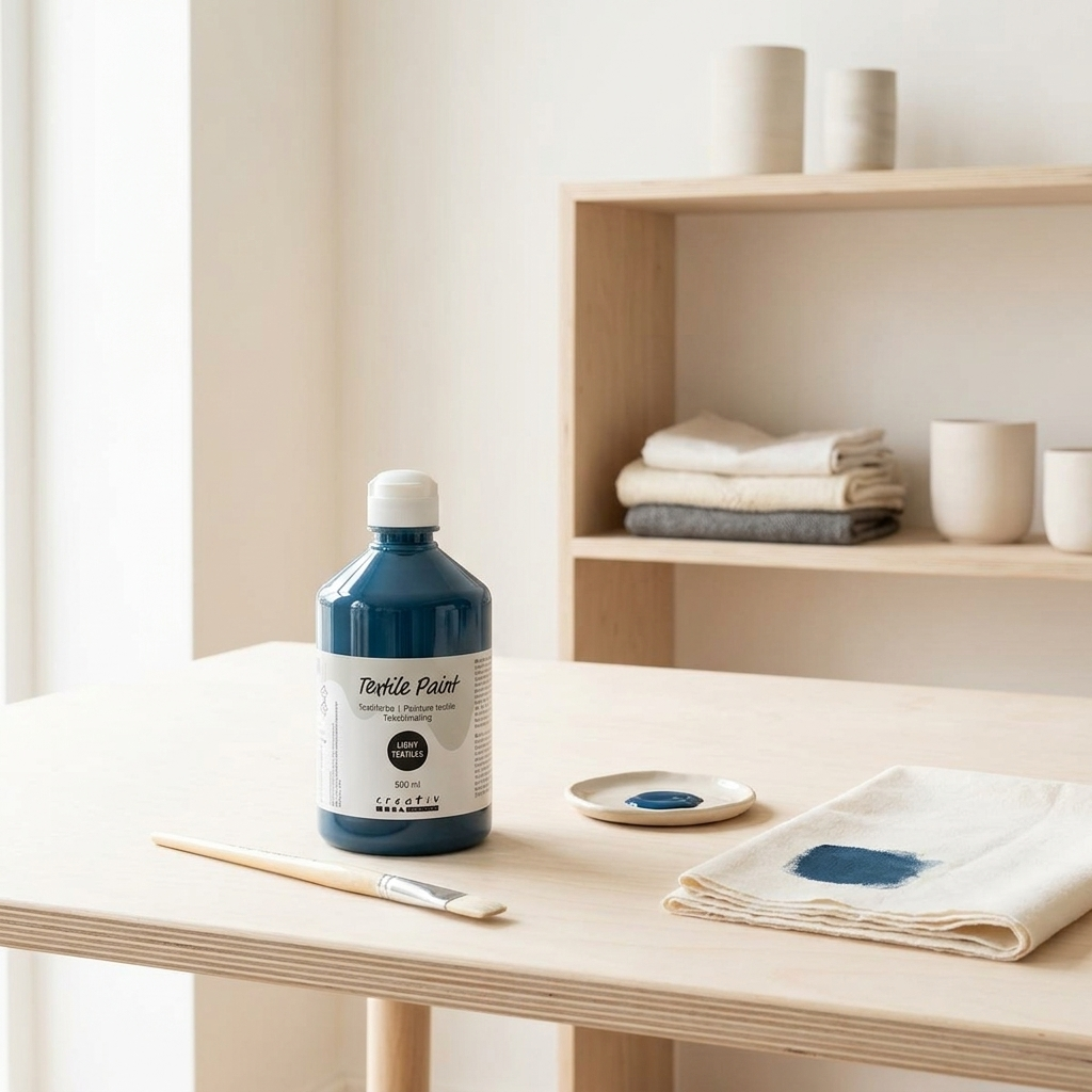 Barva na textil CREATIV 500 ml TYRKYSOVÁ MODRÁ