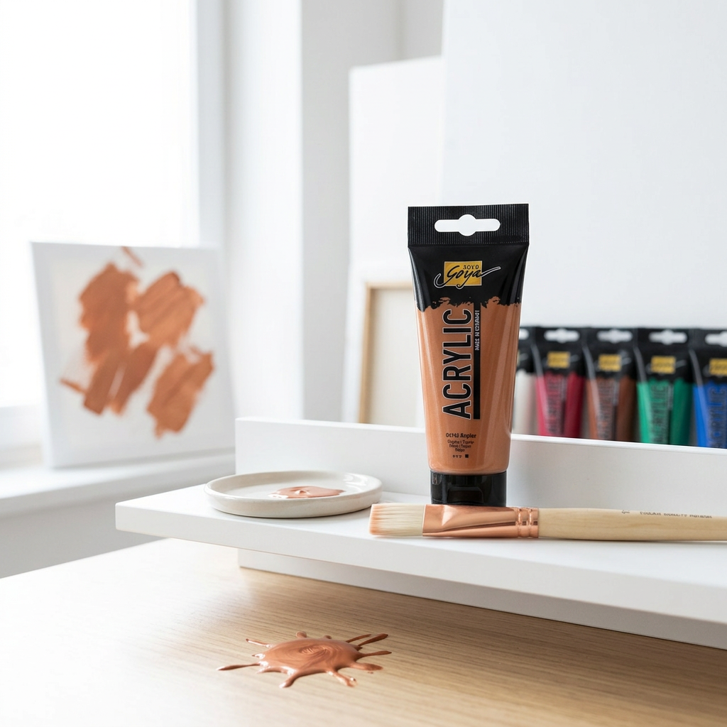 Akrylová barva SOLO GOYA 100 ml MĚDĚNÁ