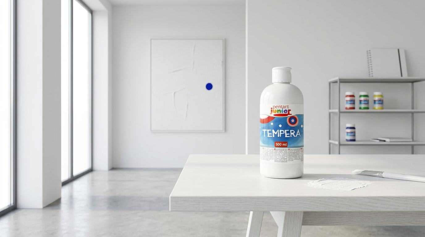 Temperová barva Junior PENTART 500 ml BÍLÁ