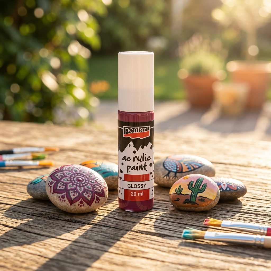 Akrylová barva lesklá PENTART 20 ml TMAVÁ PURPUROVÁ