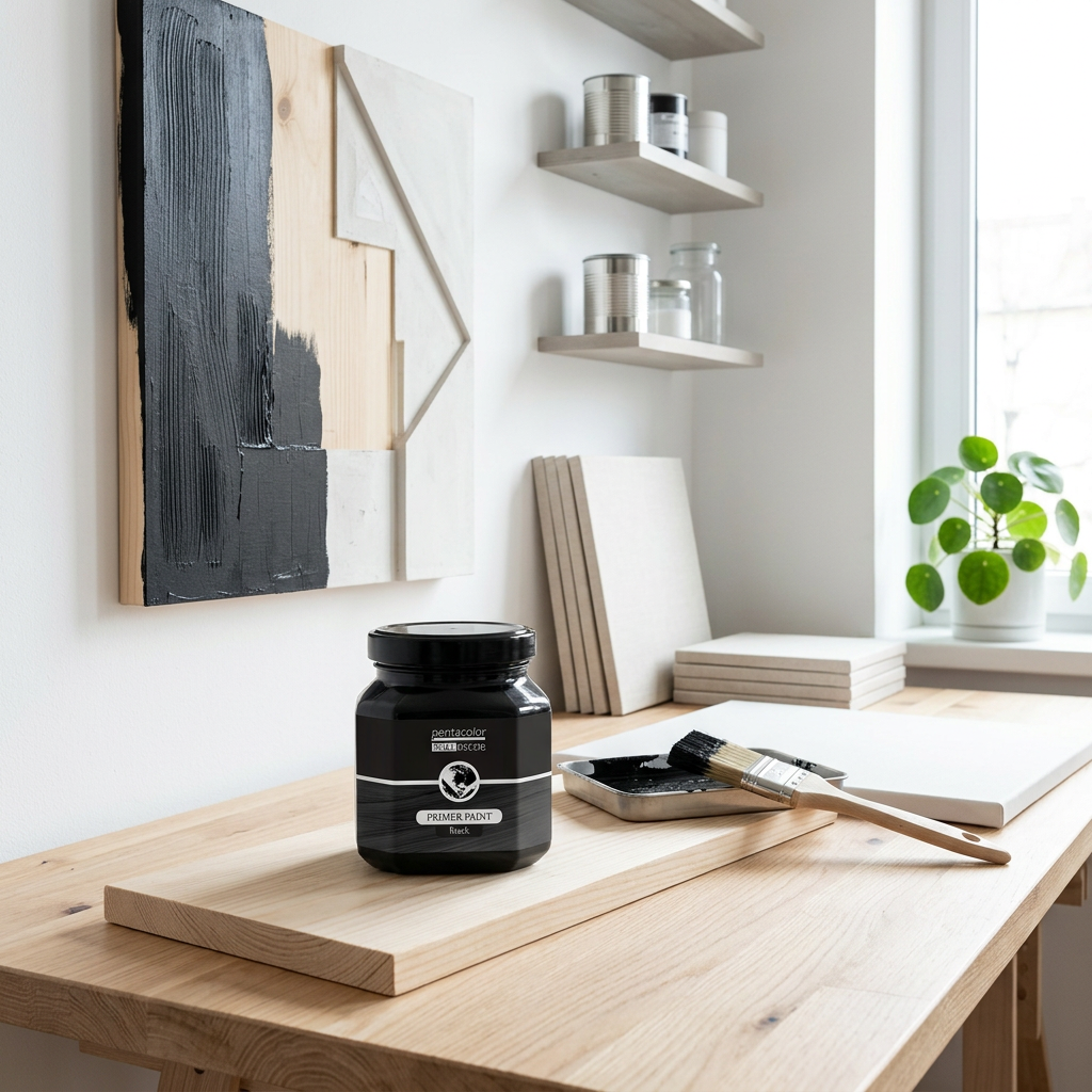 Základní barvy WALL DECOR 1000 ml ČERNÁ