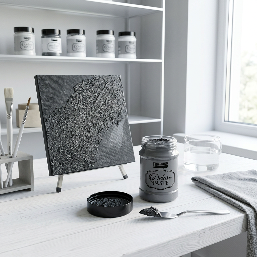 Pasta DELUXE PENTART 100 ml ANTRACITOVÁ