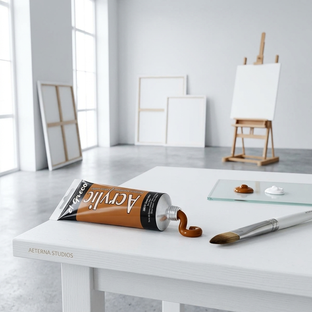 Akrylová barva EL GRECO 75 ml RAW SIENNA