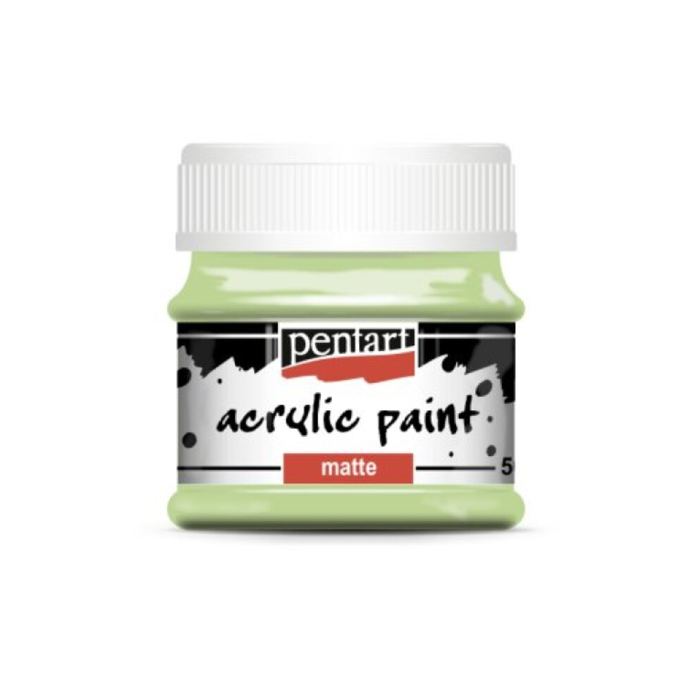 Akrylová barva matná PENTART 50 ml MOJITO ZELENÁ