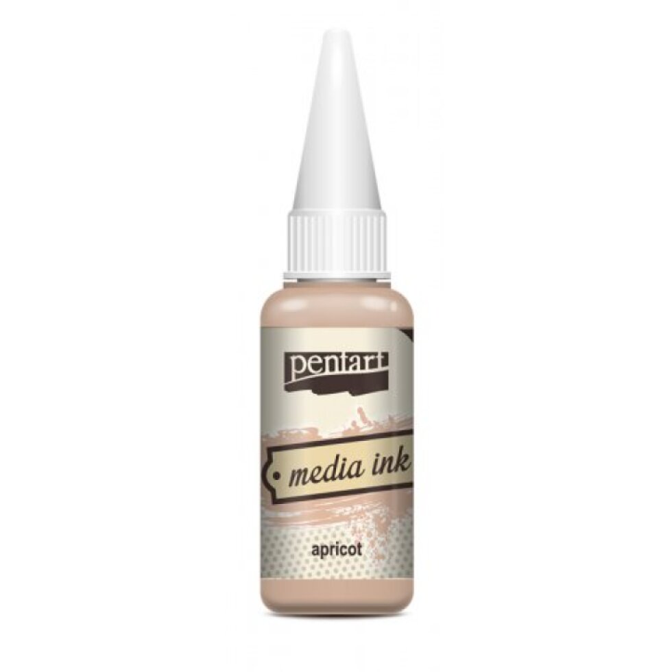 Alkoholový inkoust MEDIA INK PENTART 20 ml MERUŇKOVÁ