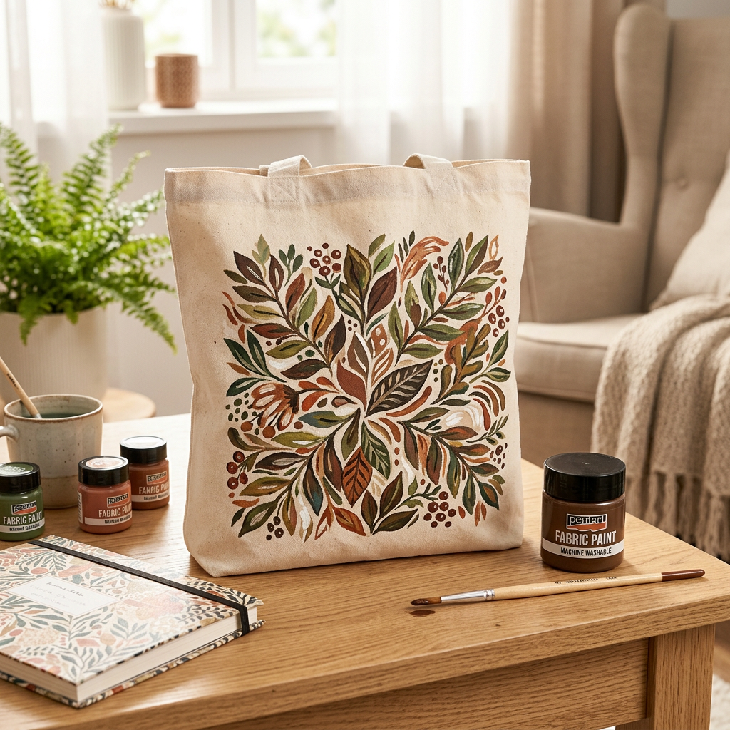 Barva na světlý a tmavý textil PENTART 50 ml HNĚDÁ