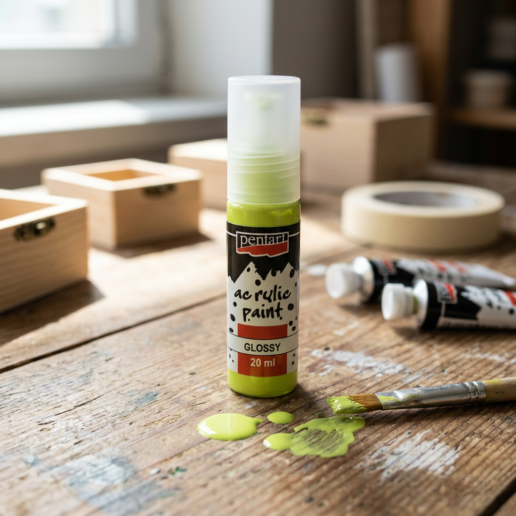 Akrylová barva lesklá PENTART 20 ml LIMETKOVÁ