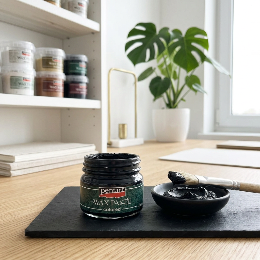 Vosková pasta barevná PENTART 20 ml ČERNÁ