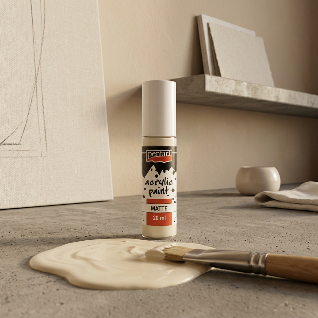 Akrylová barva matná PENTART 20 ml SLONOVINOVÁ