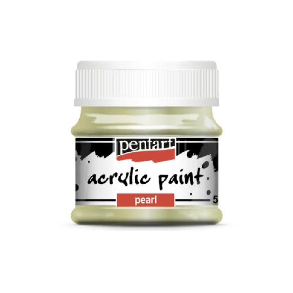 Akrylová barva perleťová PENTART 50 ml ZELENÁ