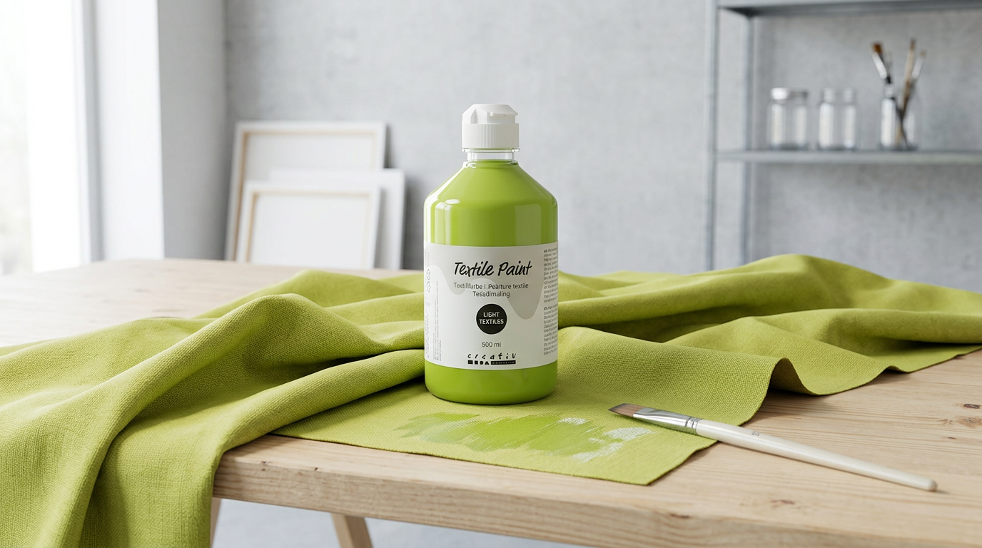Barva na textil CREATIV 500 ml ZELENÁ KIWI
