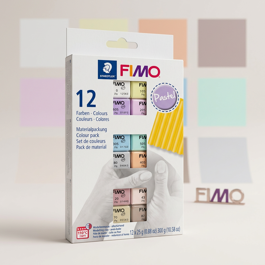 FIMO Soft sada 12 barev 25 g PASTEL