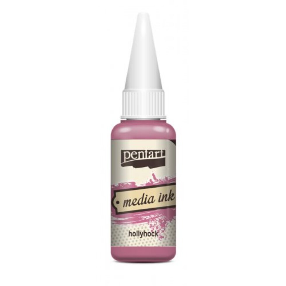 Alkoholový inkoust MEDIA INK PENTART 20 ml RŮŽOVÁ
