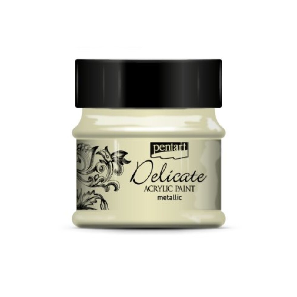 Akrylová barva delikátní metalická PENTART 50 ml TMAVÁ ZLATÁ