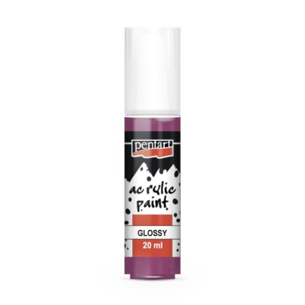 Akrylová barva lesklá PENTART 20 ml TMAVÁ PURPUROVÁ