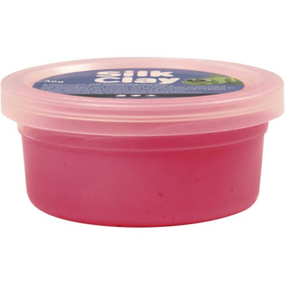 Samotvrdnoucí modelovací lehká hmota Silk Clay 40g RŮŽOVÁ