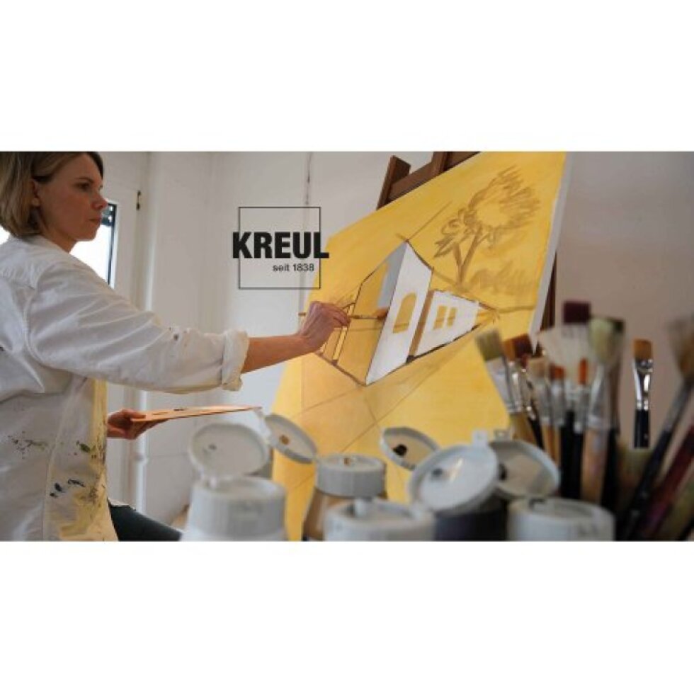 Sada Akrylová barva TRITON KREUL 6 x 750 ml ZÁKLADNÍ a NEUTRÁLNÍ BARVY