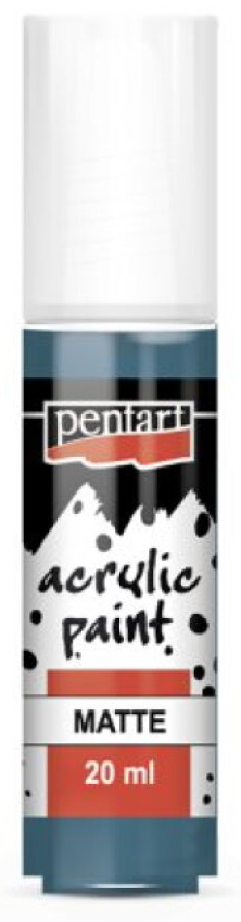 Akrylová barva matná PENTART 20 ml SVĚTLÁ MODRÁ
