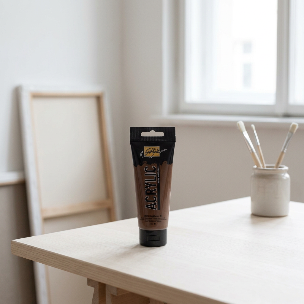 Akrylová barva SOLO GOYA 100 ml OXID HNĚDÁ