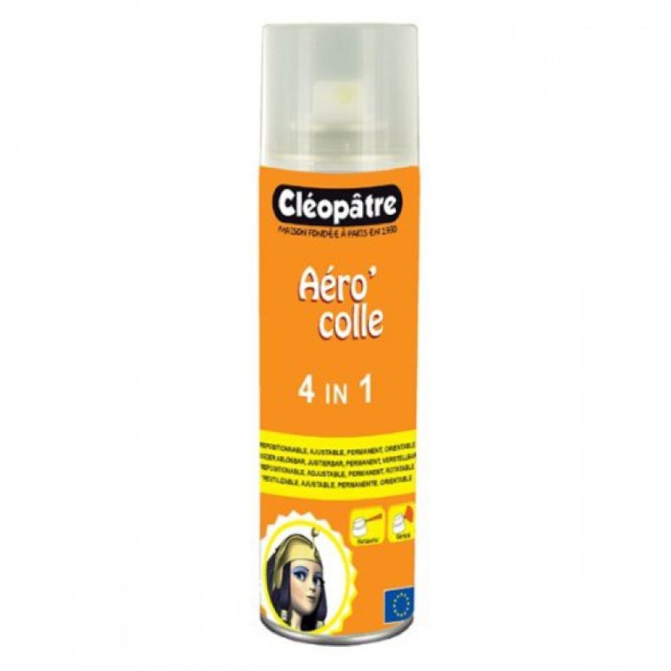 Lepidlo ve spreji CLEOPATRE 4 v 1 permanentní 250 ml