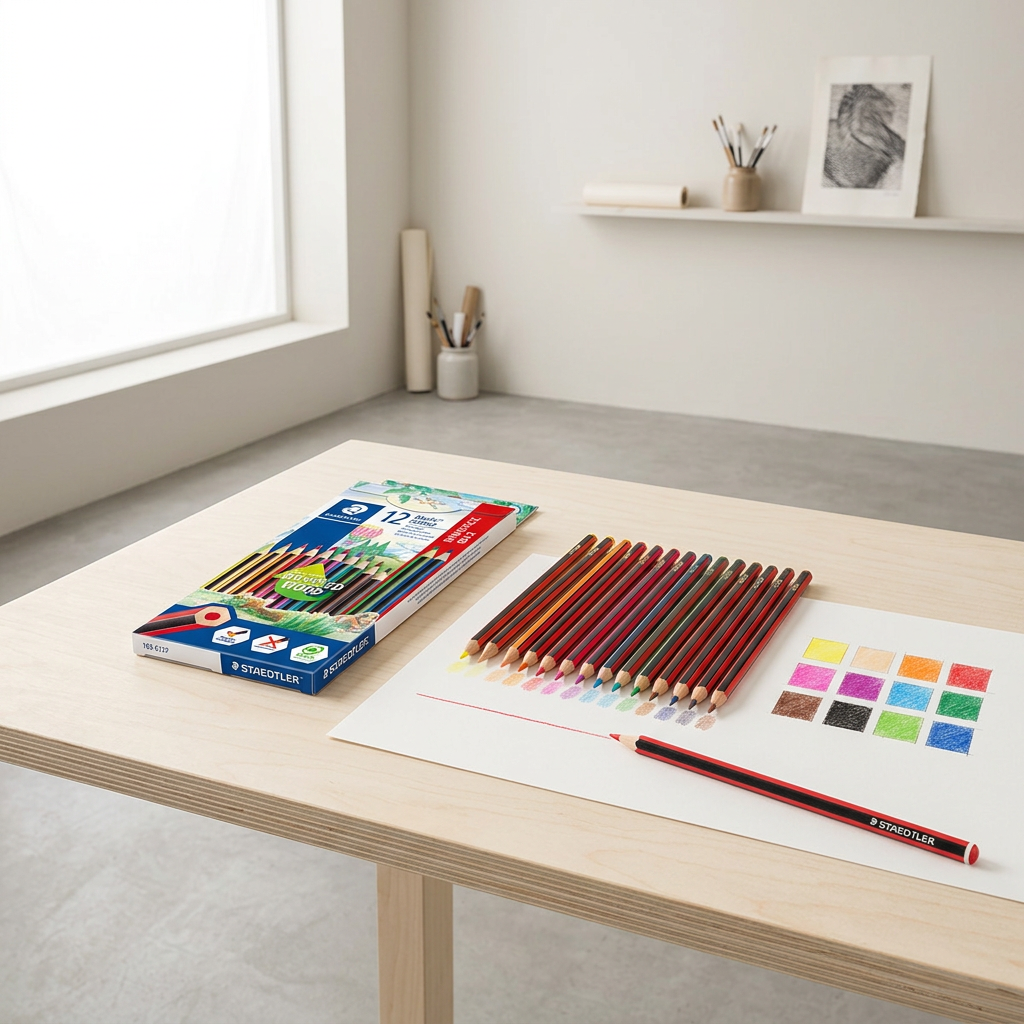 Barevné pastelky Noris Colour - 10+2 mix barev - šestihranné STAEDTLER