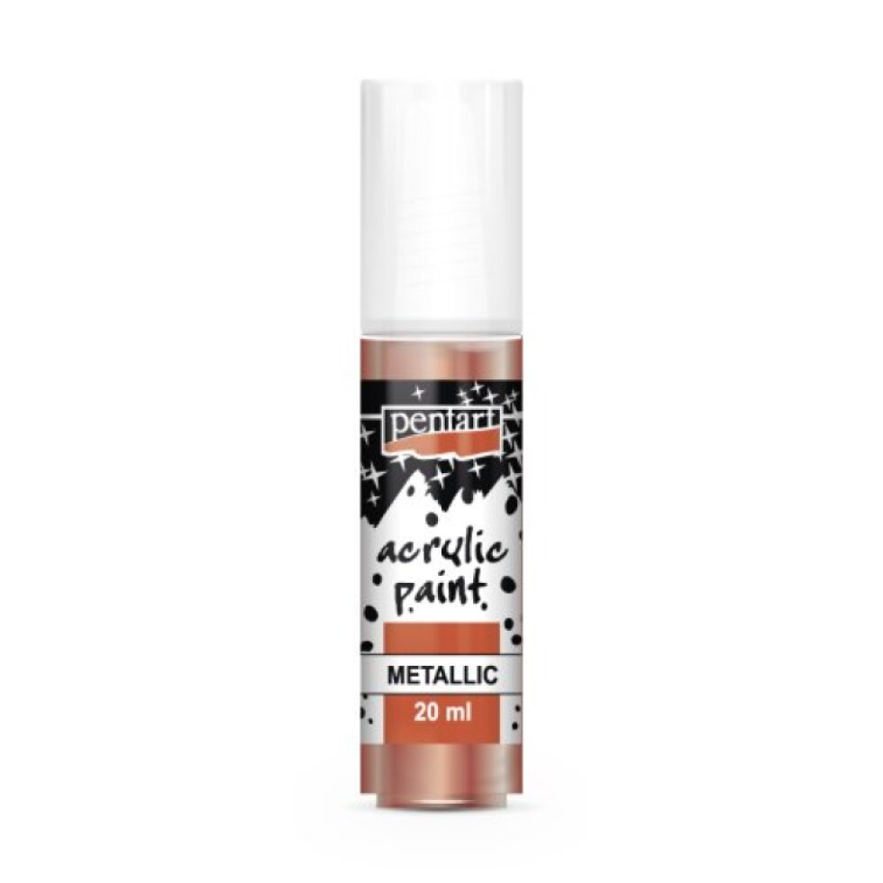 Akrylová barva metalická PENTART 20 ml BRONZOVÁ