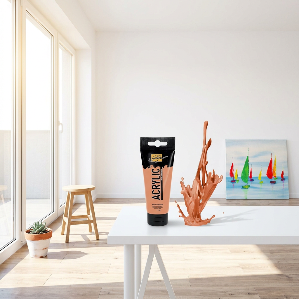 Akrylová barva SOLO GOYA 100 ml TERAKOTA
