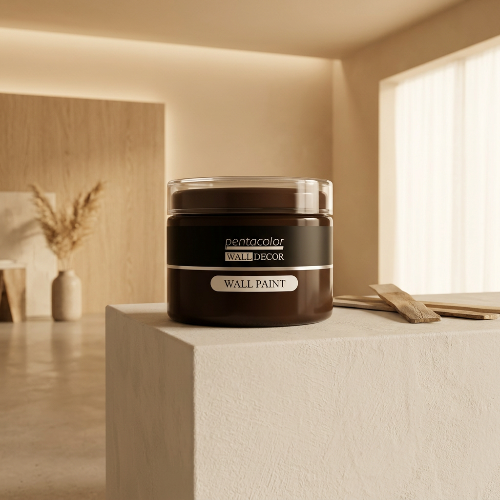 Barva na zeď WALL DECOR 150 ml LANÝŽOVÁ HNĚDÁ