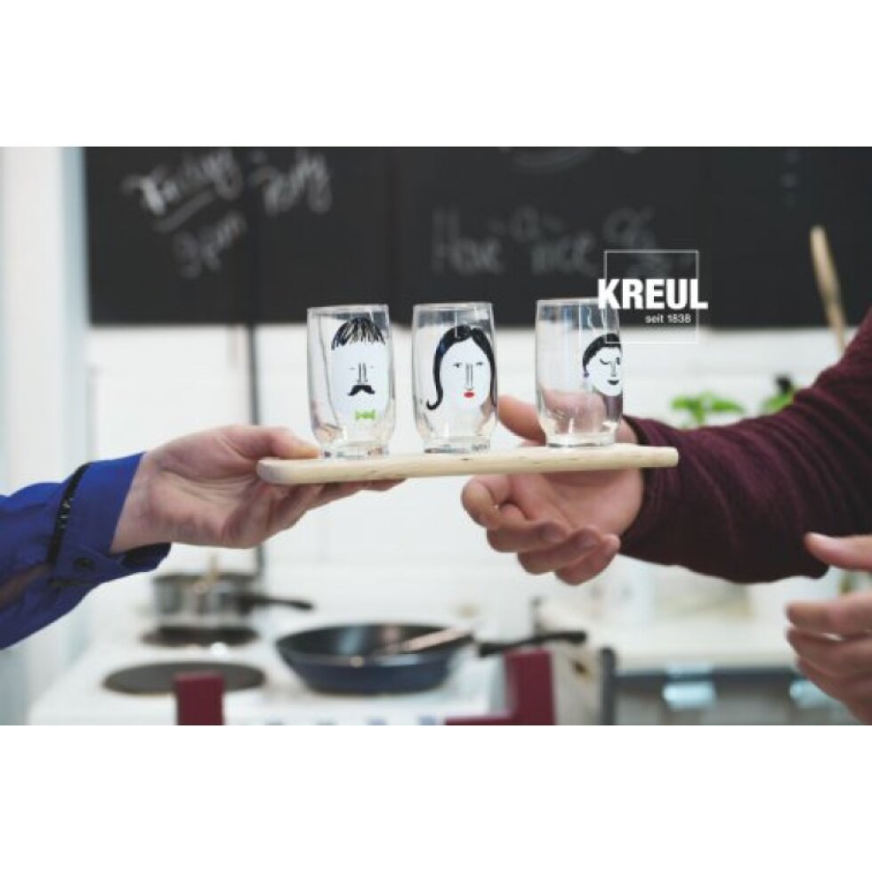 Barva na sklo a porcelán KREUL classic 20 ml STŘÍBRNÁ