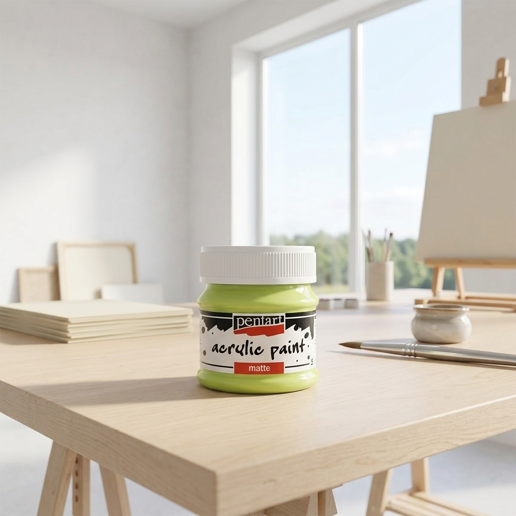 Akrylová barva matná PENTART 50 ml LIMETKOVÁ