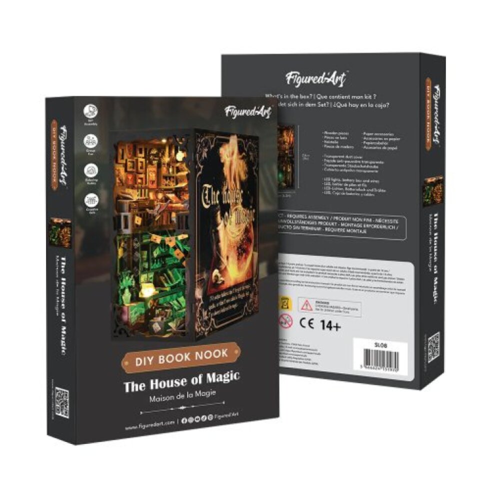 Book Nook sada - Dům magie