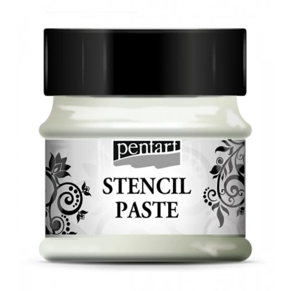 Šablonová pasta perleťová PENTART 50 ml LEDOVÝ KVĚT