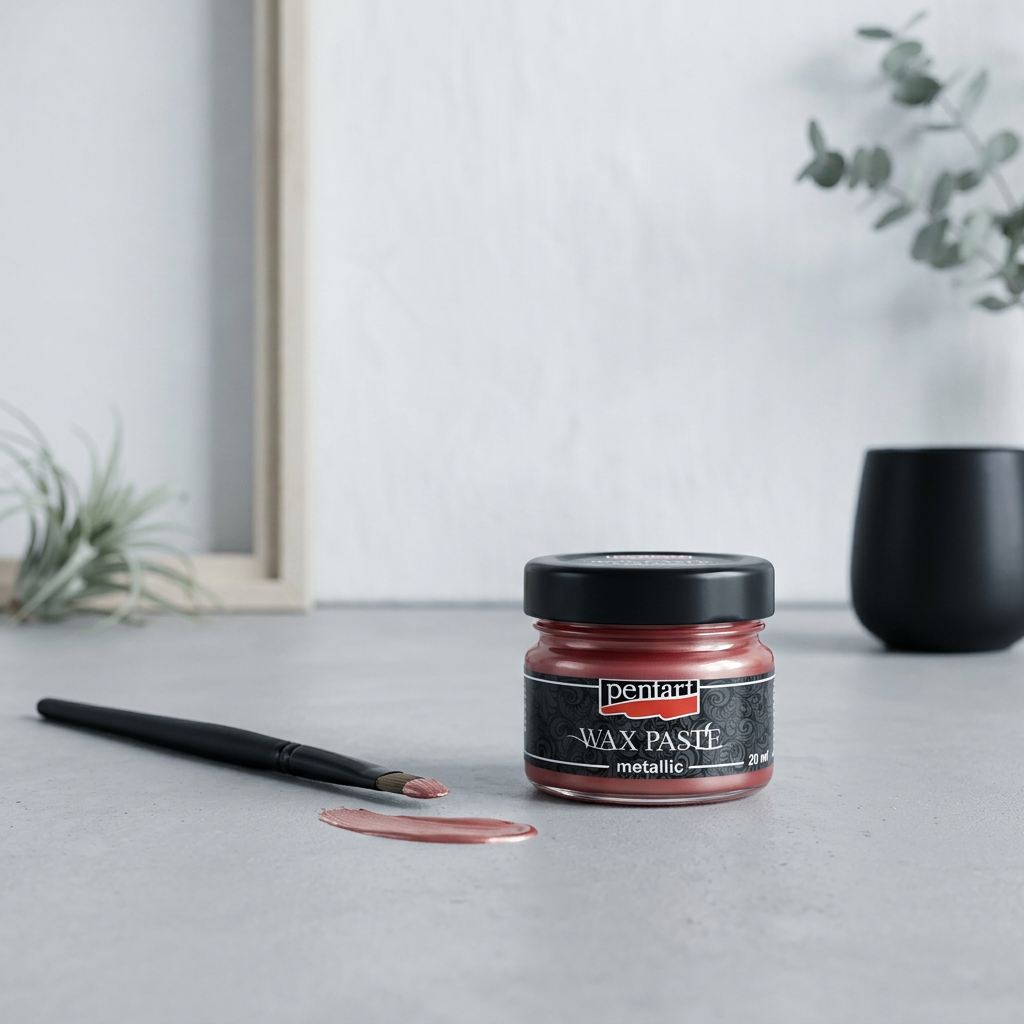 Vosková pasta metalická PENTART 20 ml OHNIVÁ ZLATÁ