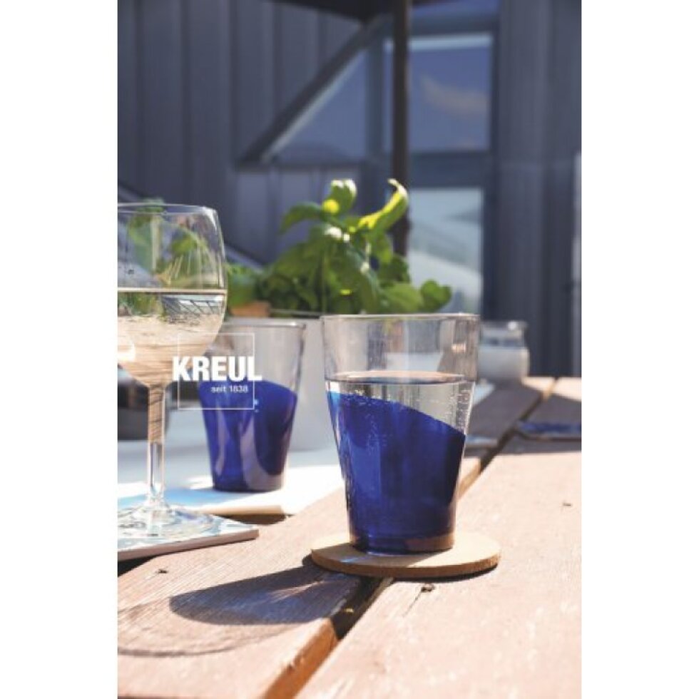 Barva na sklo a porcelán KREUL clear 20 ml AZUROVÁ