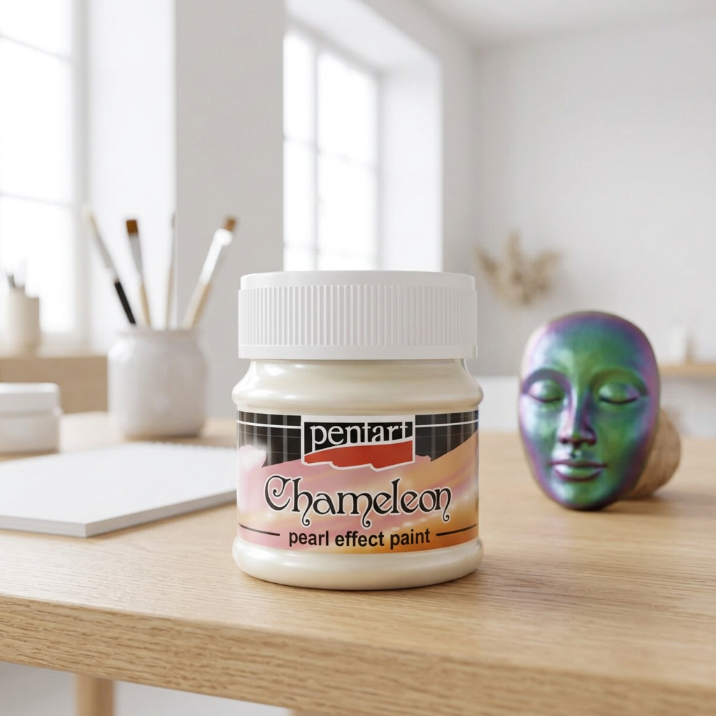 Chameleon perleťová akrylová barva PENTART 50 ml ŽLUTÁ-MODRÁ