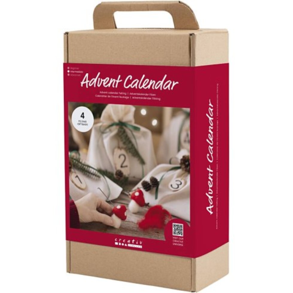 Adventní kalendář plstění
