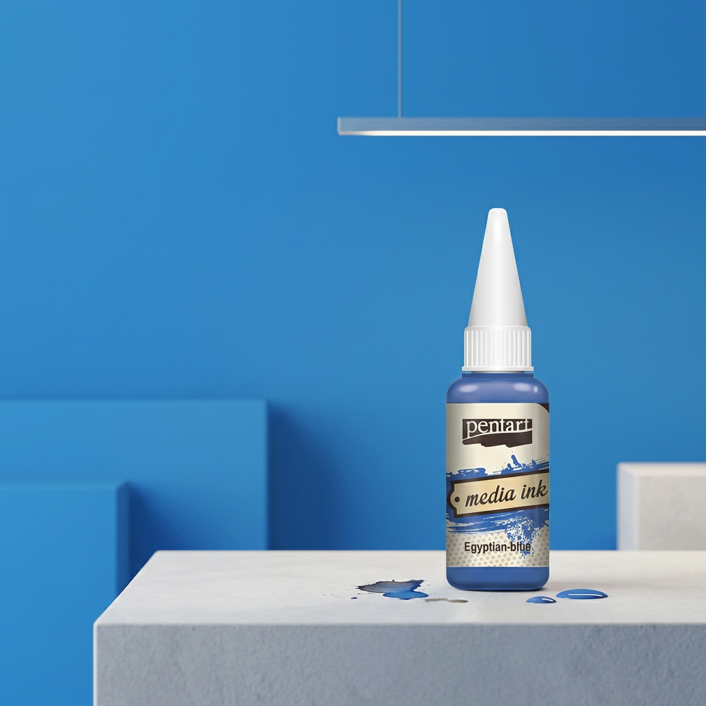Alkoholový inkoust MEDIA INK PENTART 20 ml EGYPTSKÁ MODRÁ