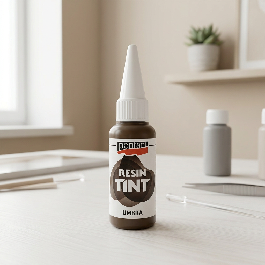Barva do pryskyřice krycí PENTART 20 ml HNĚDÁ