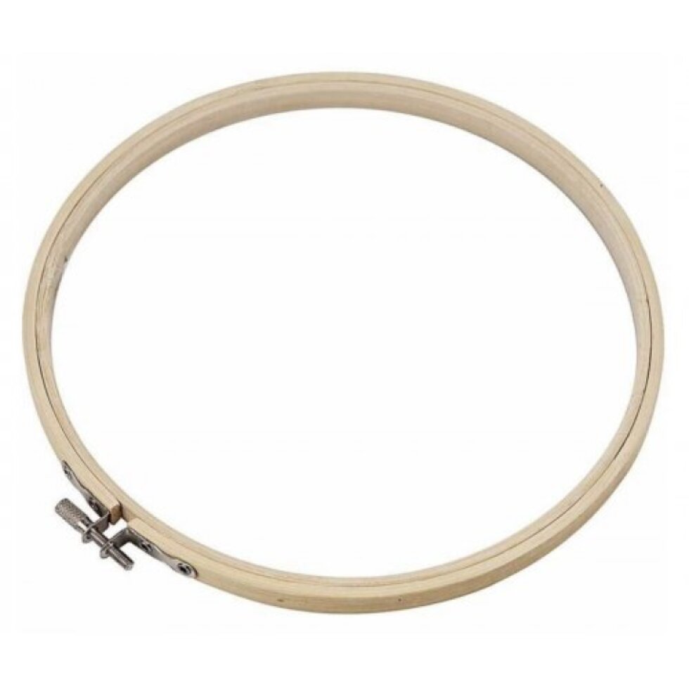 Dřevěný vyšívací rám průměr 20 cm