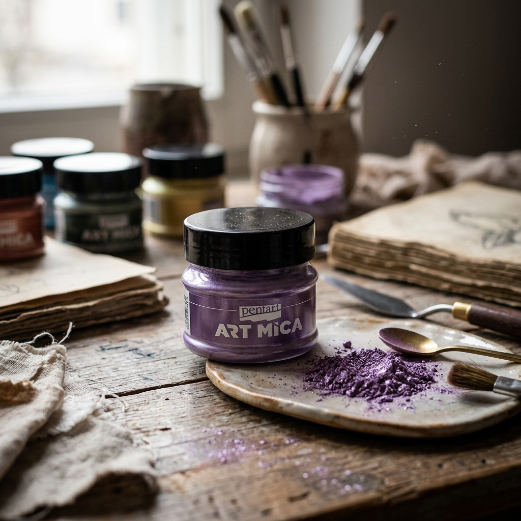 Minerální prášek ART MICA PENTART 9 g MAGICKÁ FIALOVÁ