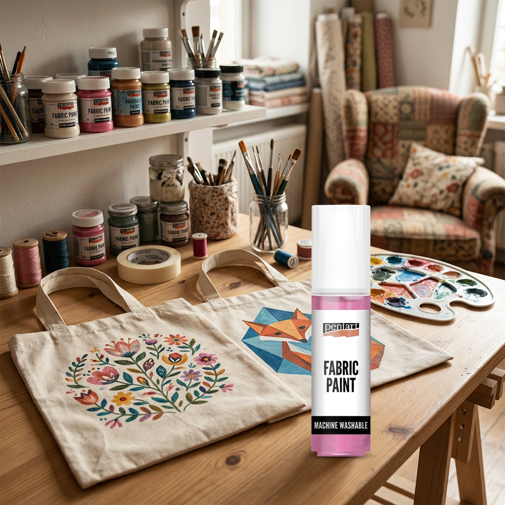 Barva na světlý a tmavý textil PENTART 20 ml ŠEŘÍKOVÁ