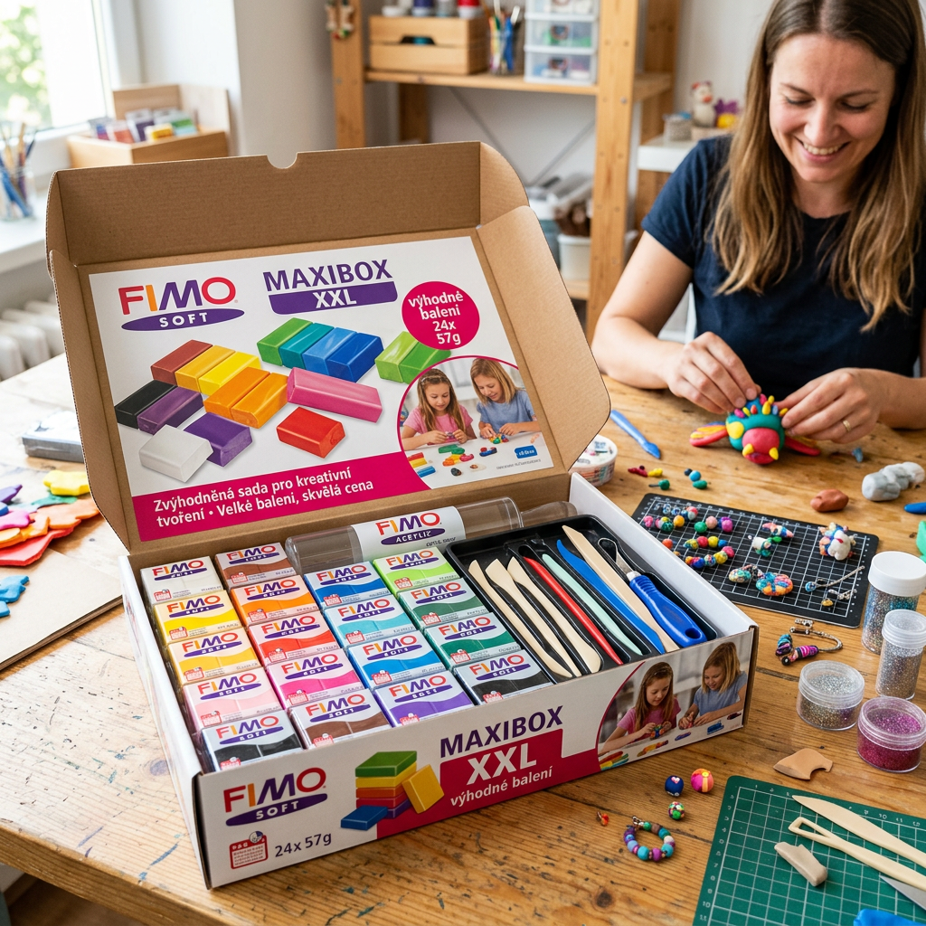 Fimo Soft sada XXL MAXIBOX