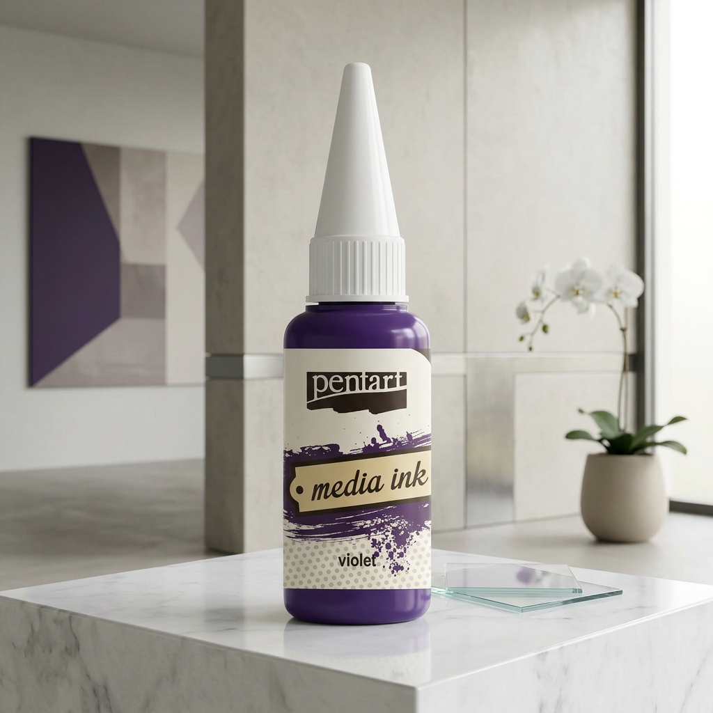 Alkoholový inkoust MEDIA INK PENTART 20 ml FIALOVÁ