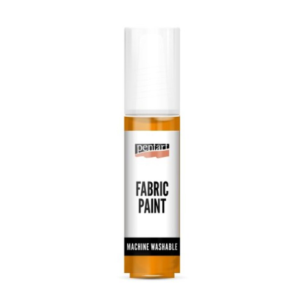 Barva na světlý a tmavý textil PENTART 20 ml ORANŽOVÁ