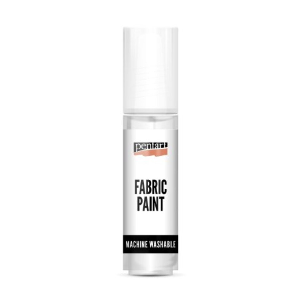 Barva na světlý a tmavý textil PENTART 20 ml BÍLÁ